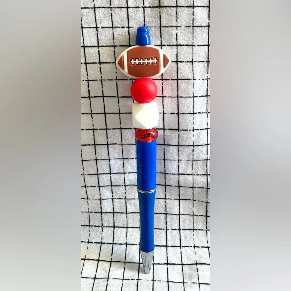 American Football Custom Beaded Ink Pen